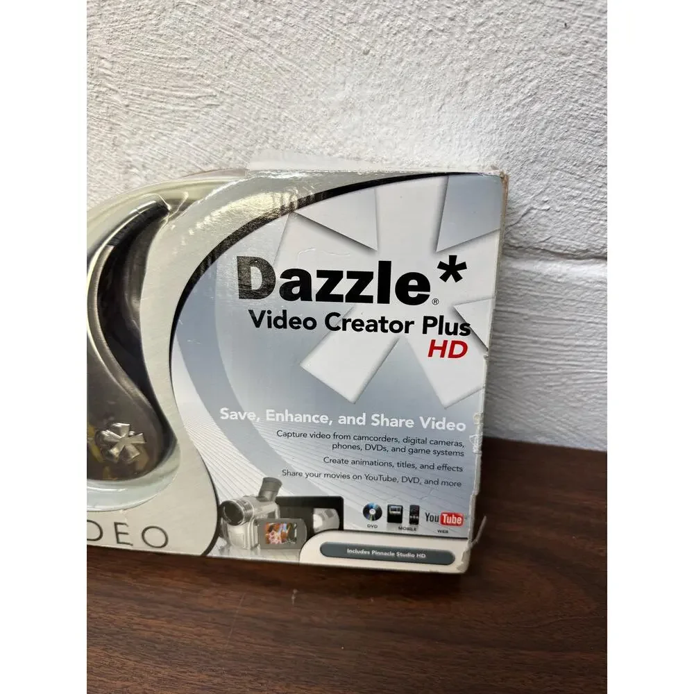 Pinnacle studio dazzle video creator plus